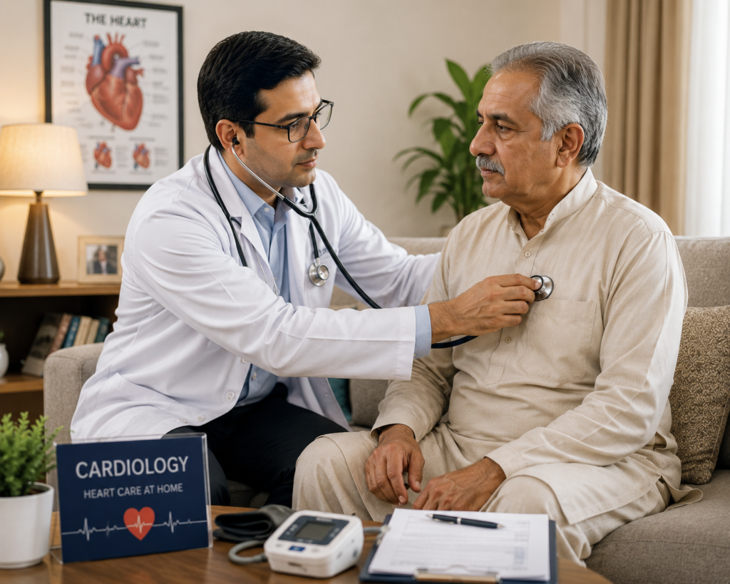 cardiac doctor consultation at home