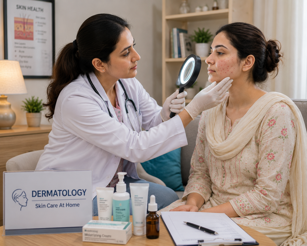 skin specialist consultation at home